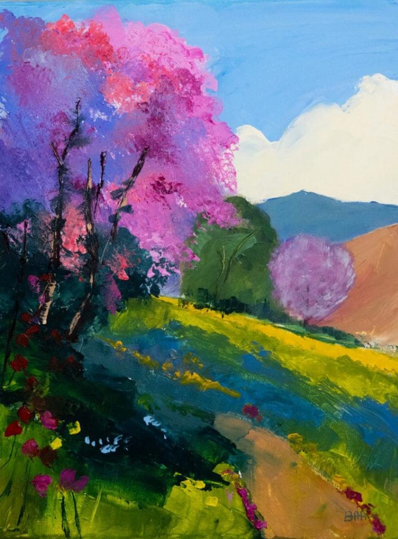 Impact émotionnel d'un tableau peinture paysage nature