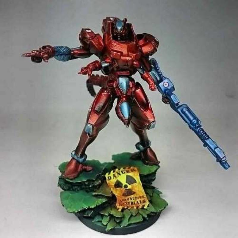 Technique de peinture aérographe sur figurines avec dégradés