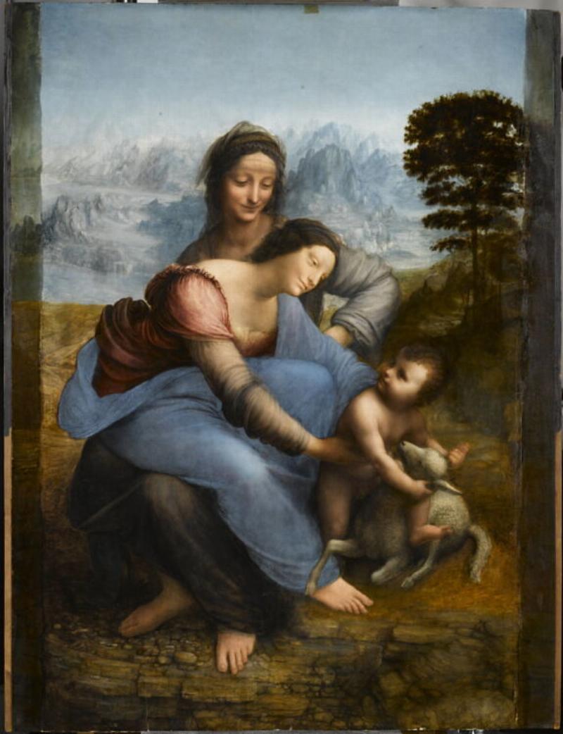 Analyse des techniques de peinture au Louvre, composition et symbolisme