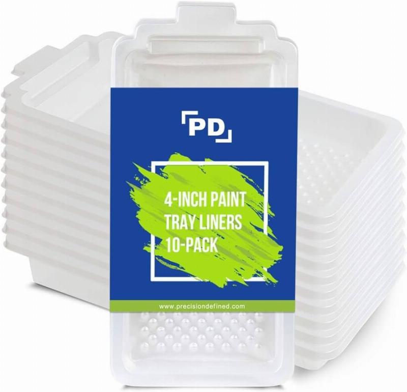 Utilisation efficace du bac peinture jetable avec rouleau et peinture