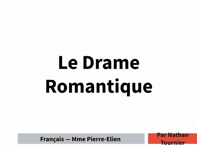 Victor Hugo et la scène du drame romantique, capturant l'essence théâtrale