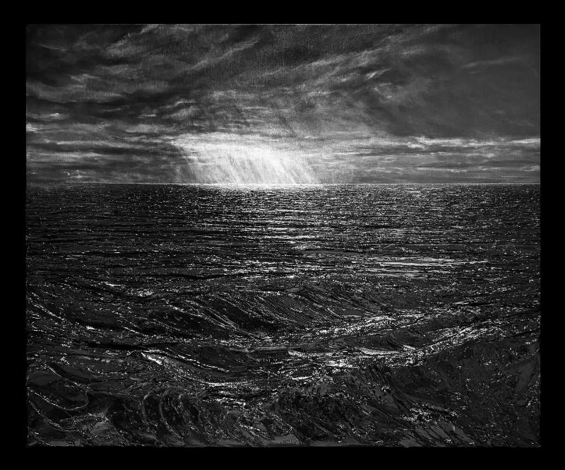 Une sculpture figurative de Wang Keping, très expressive, mettant en évidence la liberté artistique et la force émotionnelle de l'œuvre