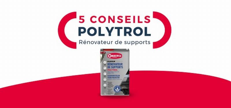 Rénovation d'une peinture thermolaquée : avant et après application du rénovateur