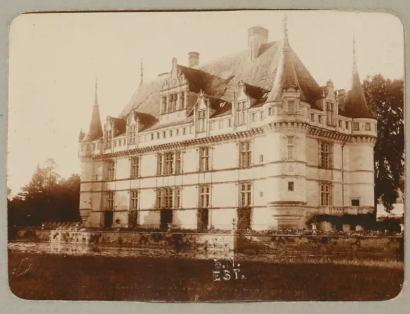 L'élégance de l'architecture d'un château de la Renaissance française