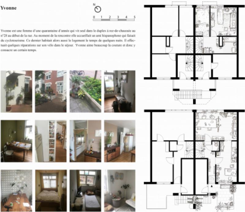 Espaces de vie partagés dans une résidence d'Herman Hertzberger, favorisant les interactions sociales.