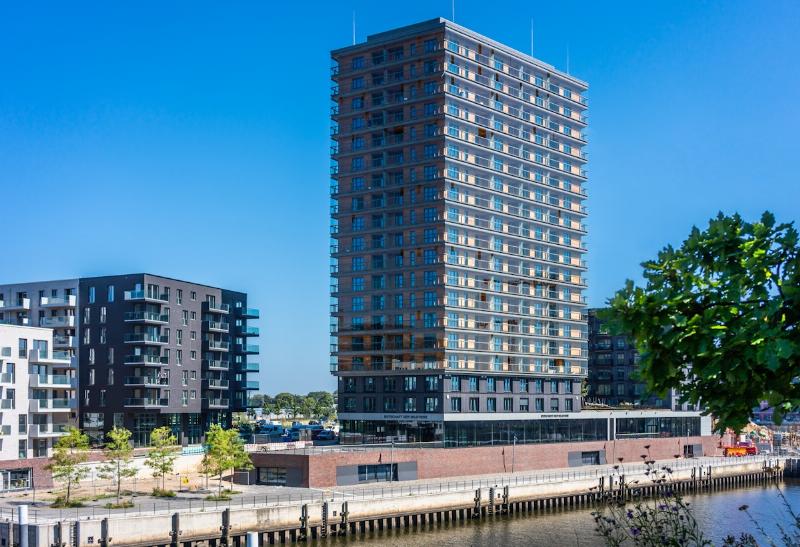 Concept d'architecture durable et innovante, symbolisant la force et l'écologie