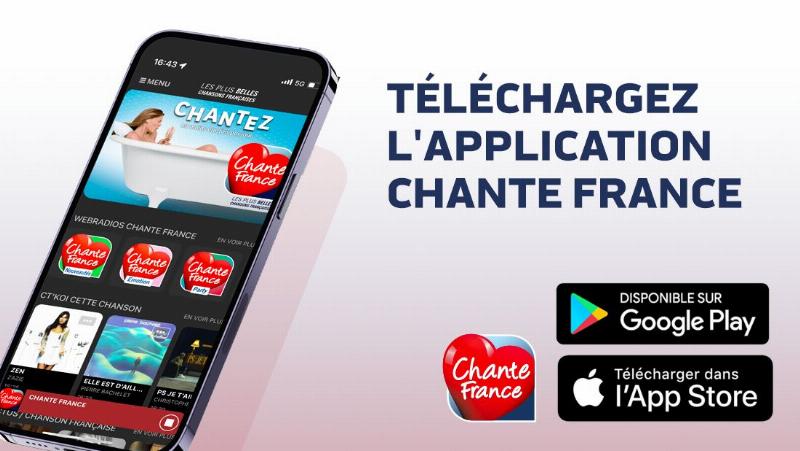 Écouter Chante France en streaming sur smartphone