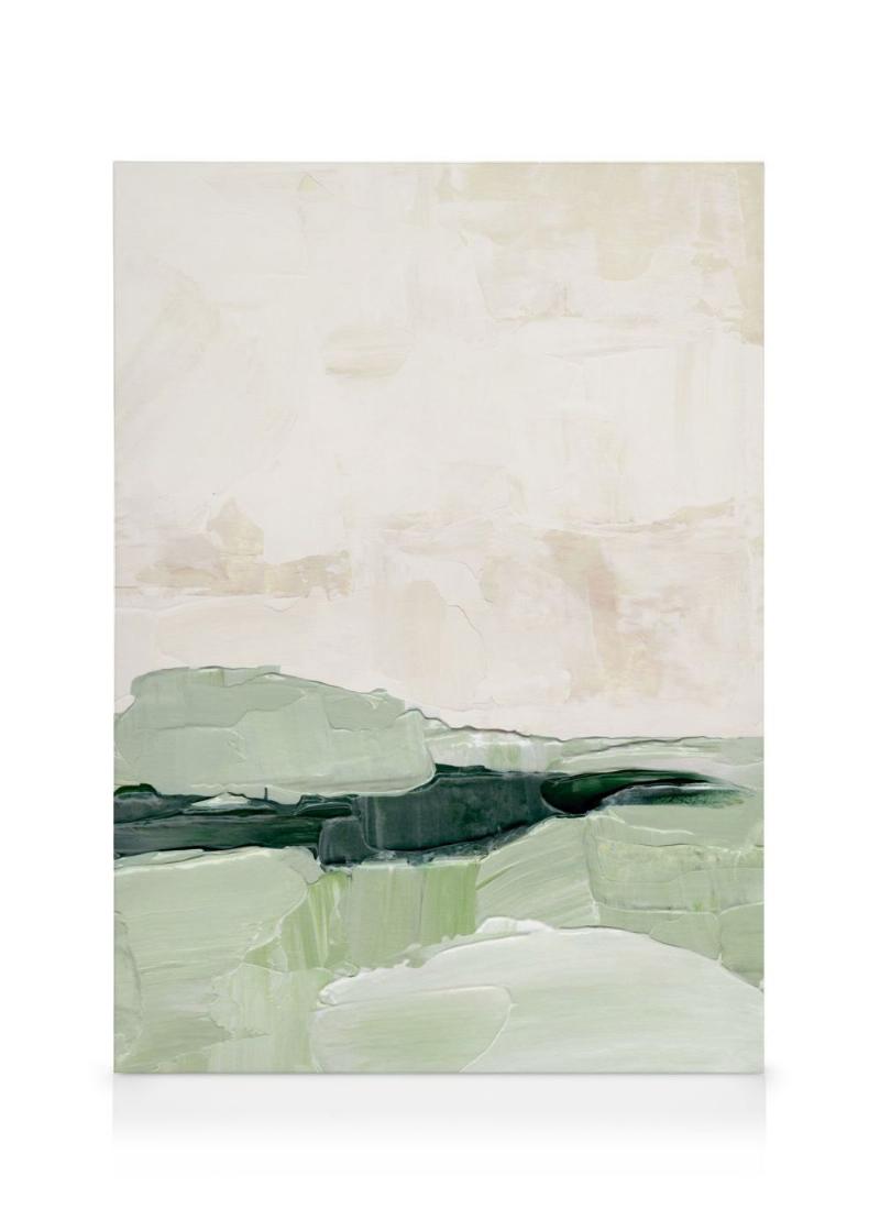 Chambre avec mur peint en vert sauge, ambiance naturelle et paisible, style décoration française