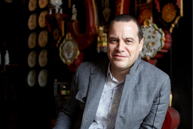 Salon chinois de la Maison Victor Hugo avec ses paravents décoratifs