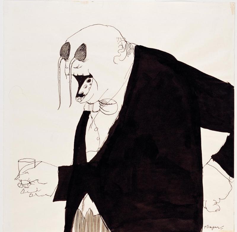 Œuvres satiriques de Tomi Ungerer exposées au musée