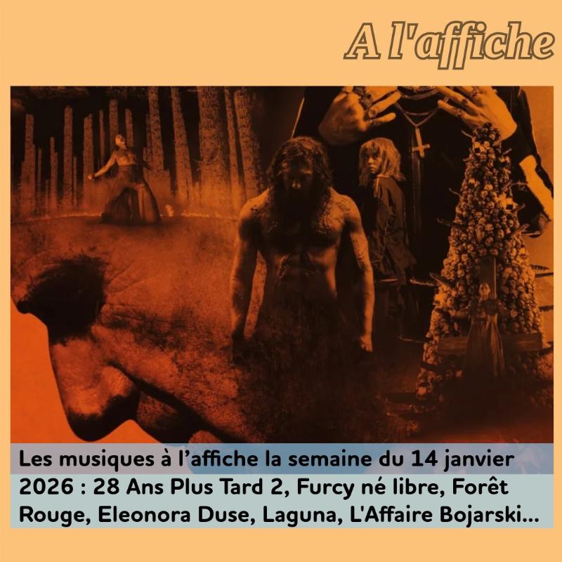 Partition musicale avec des notes évoquant la tension et le suspense dans un film d'action, couleurs sombres et ambiance cinématographique.