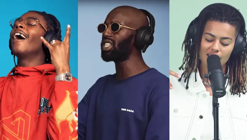 Découverte de la musique française sur YouTube avec des artistes variés et des clips colorés