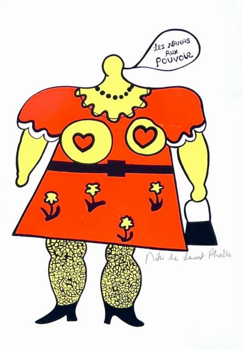 Sculptures joyeuses et colorées de Niki de Saint Phalle, représentant des femmes épanouies