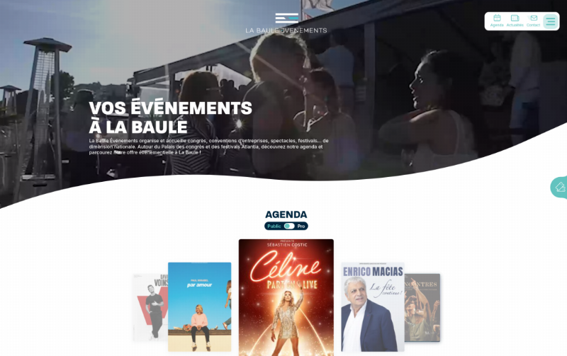 Le Palais des Congrès de Paris accueillant divers événements, des spectacles aux conférences