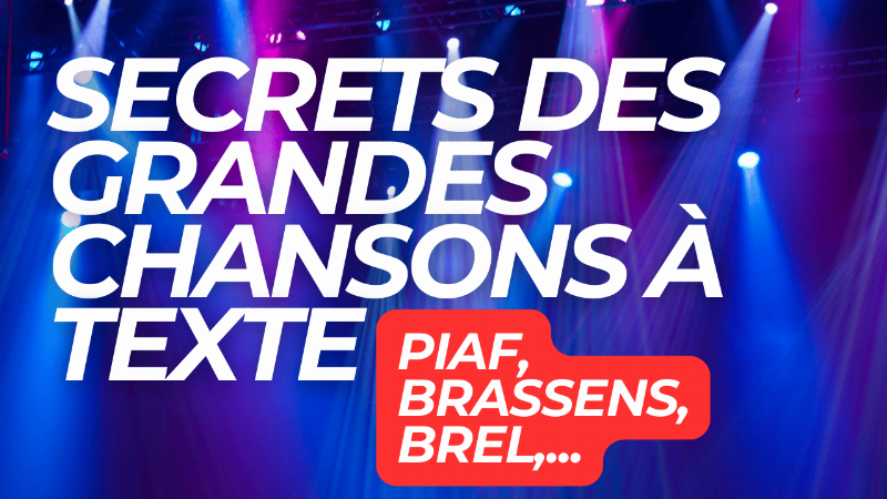 La poésie des paroles de musique française, évoquant des émotions profondes et des récits de vie.