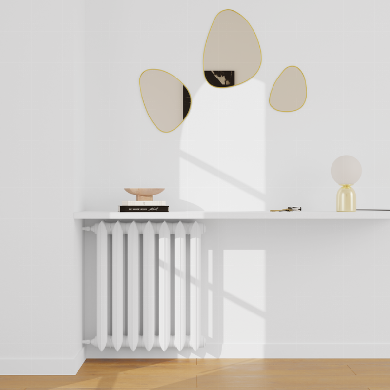 Peinture blanche satinée pour murs de cuisine professionnelle, reflet de lumière