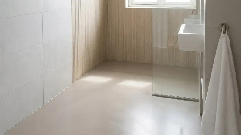 Peinture étanche pour douche, ambiance salle de bain chic à la française