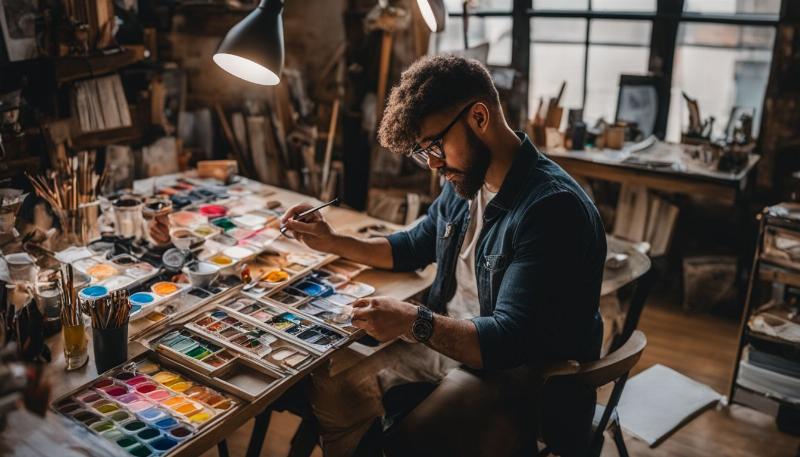 Exploration des différences entre la peinture gouache et acrylique pour les artistes