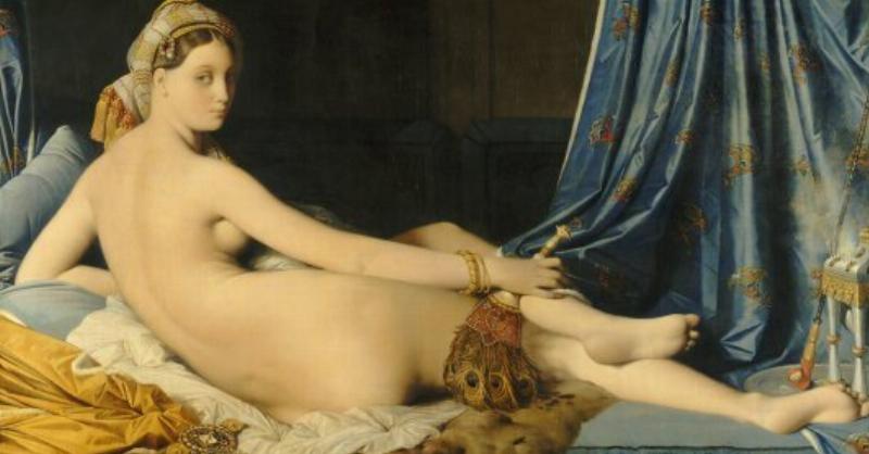 La Grande Odalisque d'Ingres, peinture néoclassique sensuelle