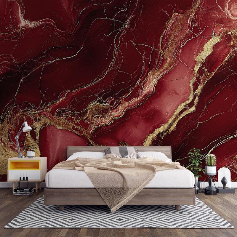 Peinture mate noire dans un salon moderne avec des accents dorés, évoquant l'élégance française.