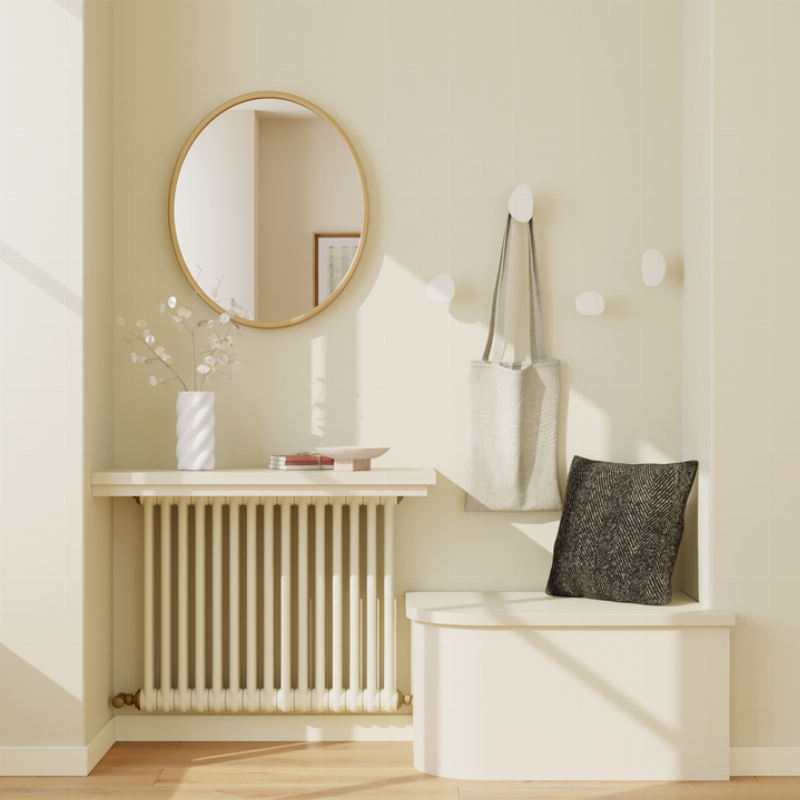 Peinture murale noir mat dans un salon moderne, créant une ambiance élégante et chaleureuse