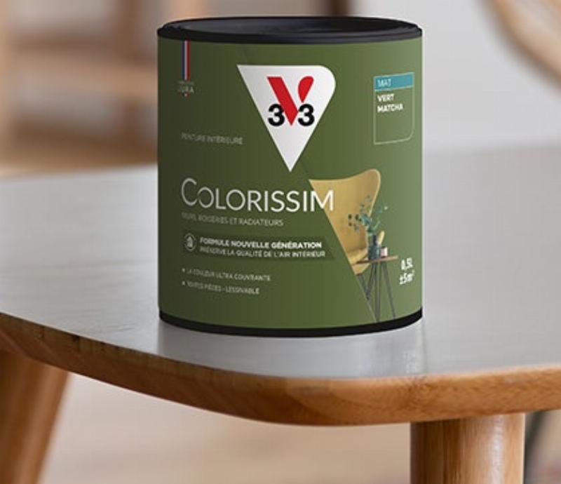 Peinture V33 pour façade extérieure aux couleurs vibrantes