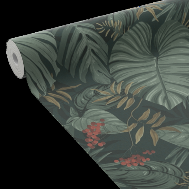 Peinture murale vert de gris dans un salon élégant, ambiance douce et raffinée