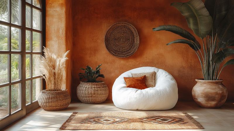 Statue africaine ancienne en bois d'ébène, détaillée et expressive, capturant un esprit tribal