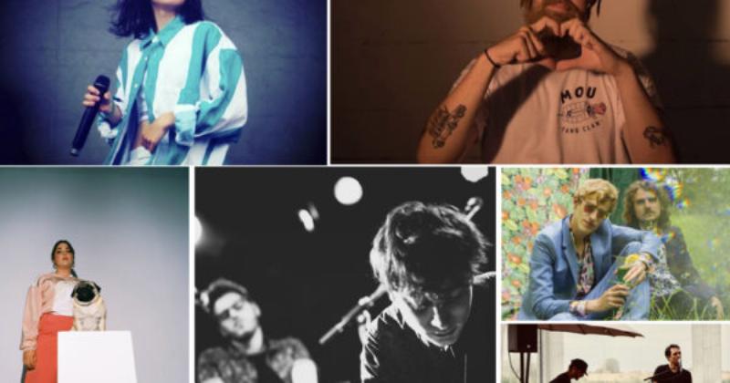 Artistes français de pop musique sur scène