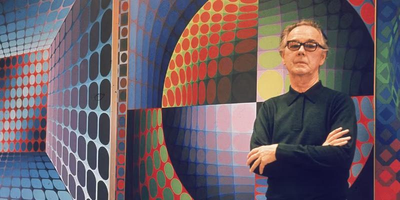L'impact de Vasarely sur l'art visuel moderne en France