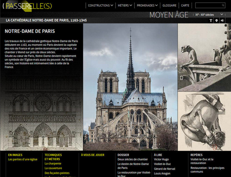 Exploration virtuelle des vitraux de Notre Dame de Paris.